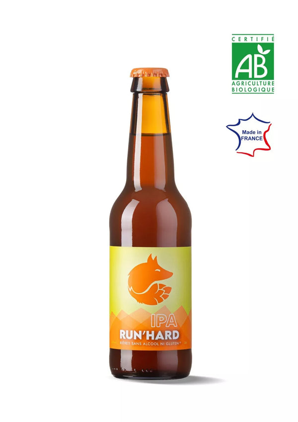 Birra IPA senza alcool né glutine 33cl - RUN'HARD