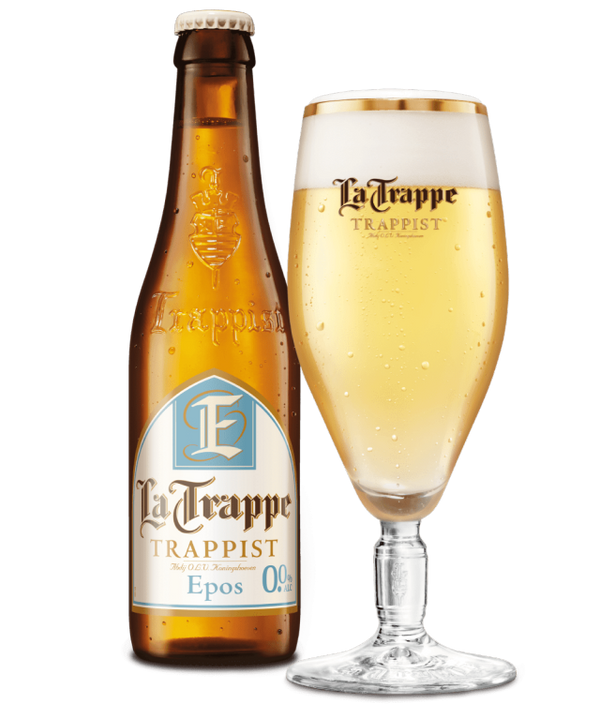 Birra bionda La Trappe Epos senza alcool 0,0%