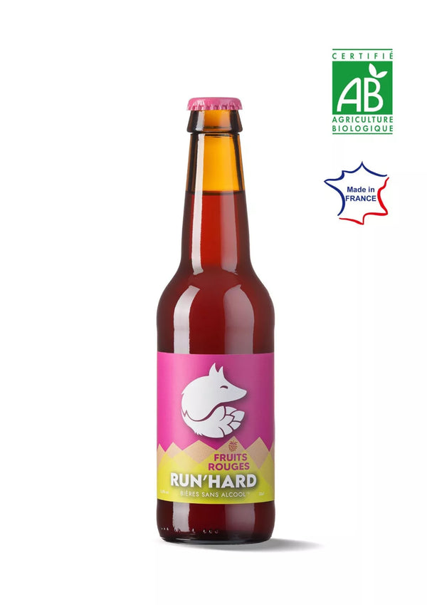 Birra ai FRUTTI ROSSI analcolica 33cl - RUN'HARD