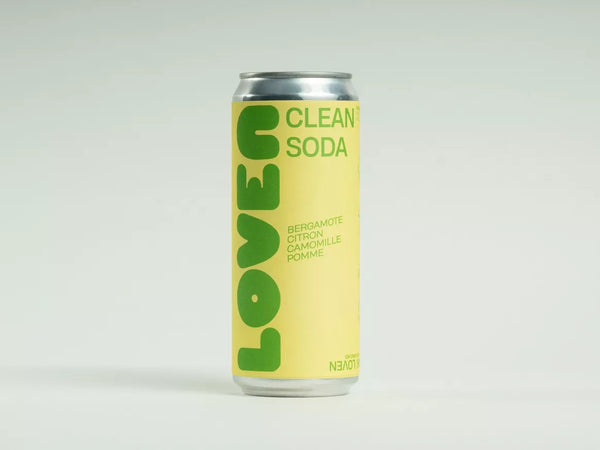 LOVEN CLEAN SODA Limone, bergamotto, mela e camomilla