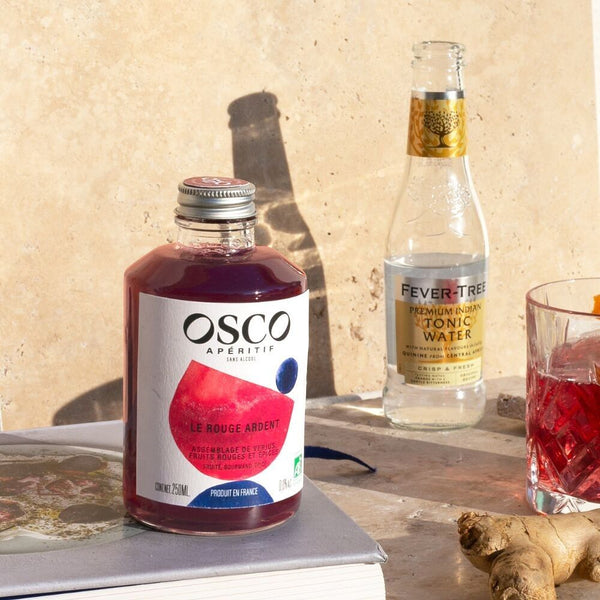 OSCO Le Rouge Ardent Biologico 0,0% senza alcool - 25 cl
