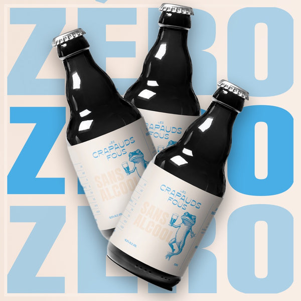 Birra bianca Les Crapauds Fous 0,5%