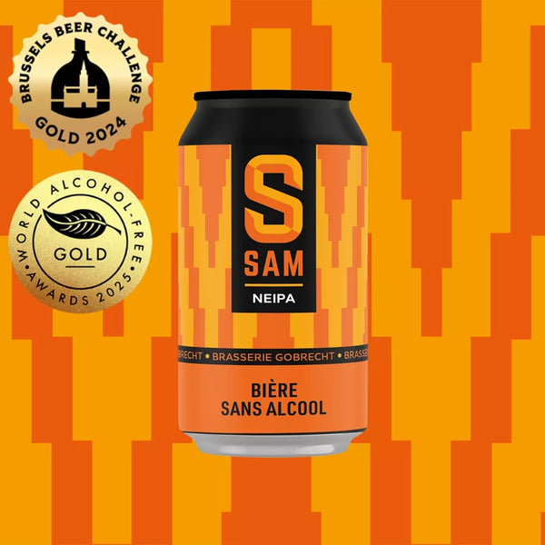 Birra SAM NEIPA analcolica 0,5% - lattina da 33 cl