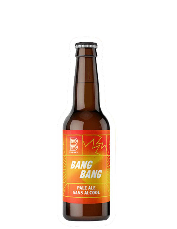 BapBap BANG BANG Birra Pale Ale senza alcol 0,3% Sanzalc, cantina analcolica per adulti disinibiti