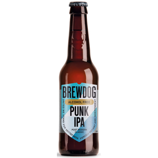 Birra Brewdog Punk IPA 0,5% analcolica Sanzalc, cantina analcolica per adulti disinibiti