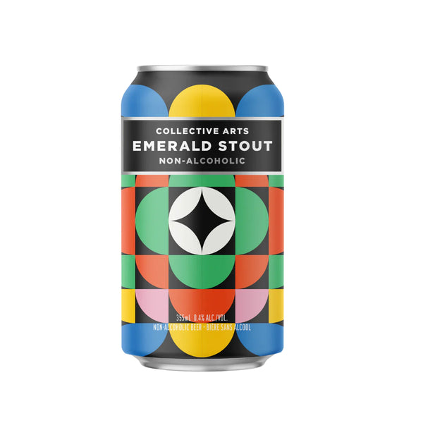 Birra Collective Arts Emerald Stout analcolica 0,4% Sanzalc, cantina analcolica per adulti disinibiti