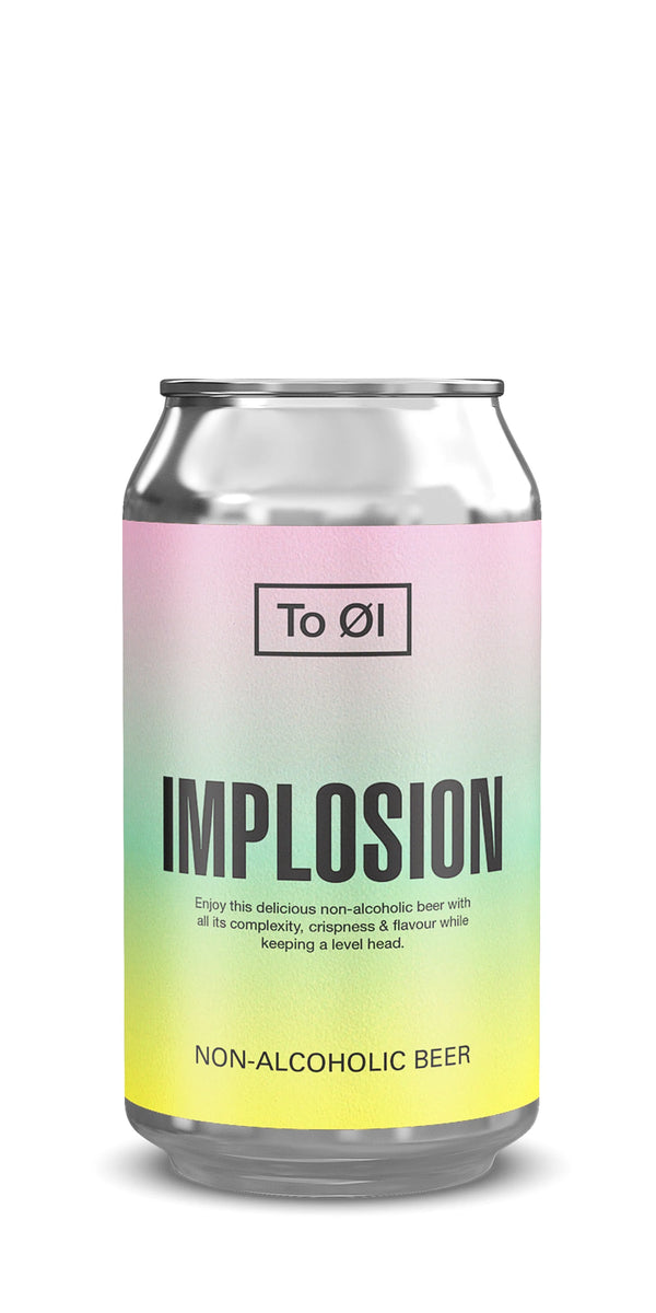 Birra Implosion IPA analcolica 0,3% Sanzalc, cantina analcolica per adulti disinibiti