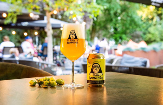 Birra Tante Nonneke IPA senza alcol 0,5% Sanzalc, cantina analcolica per adulti disinibiti