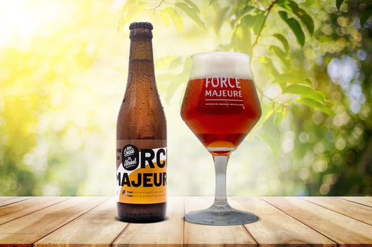 Birra Tripel Force Majeure 0,4% senza alcool Sanzalc, cantina analcolica per adulti disinibiti
