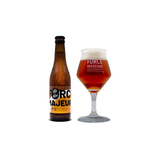 Birra Tripel Force Majeure 0,4% senza alcool Sanzalc, cantina analcolica per adulti disinibiti