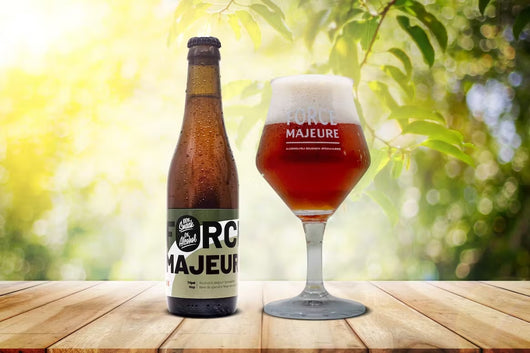 Birra Tripel Hop Force Majeure 0,4% senza alcool Sanzalc, cantina analcolica per adulti disinibiti