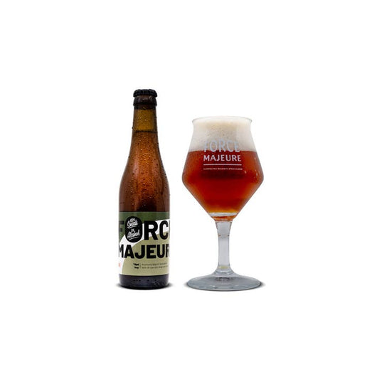 Birra Tripel Hop Force Majeure 0,4% senza alcool Sanzalc, cantina analcolica per adulti disinibiti