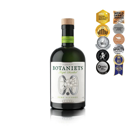 Botanica Gin Original 0,0% Sanzalc, cantina analcolica per adulti disinibiti