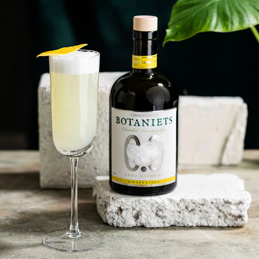 Botaniets Zenzero-Yuzu Gin 0,0% Sanzalc, cantina analcolica per adulti disinibiti