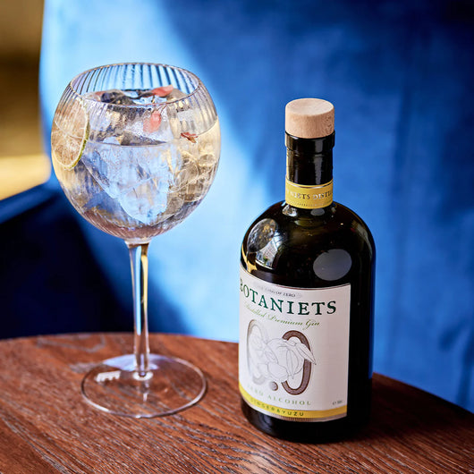 Botaniets Zenzero-Yuzu Gin 0,0% Sanzalc, cantina analcolica per adulti disinibiti
