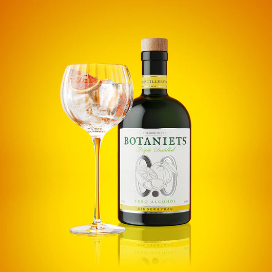 Botaniets Zenzero-Yuzu Gin 0,0% Sanzalc, cantina analcolica per adulti disinibiti