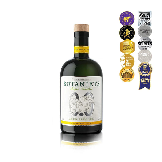 Botaniets Zenzero-Yuzu Gin 0,0% Sanzalc, cantina analcolica per adulti disinibiti
