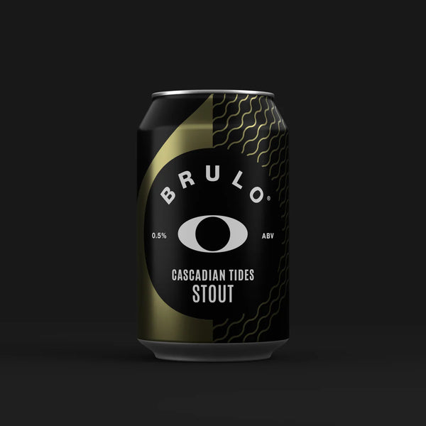 Birra Brulo Cascadian Tides Stout senza alcol 0,5%