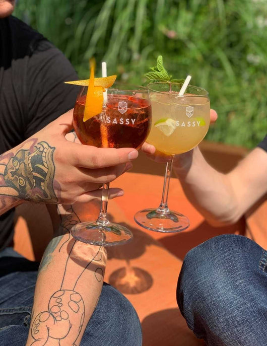 Sidro biologico Maison Sassy senza alcol 0,0% Sanzalc, cantina analcolica per adulti disinibiti