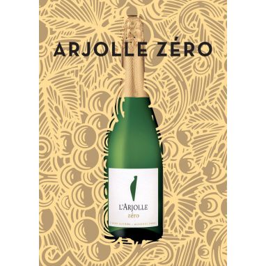 Vino spumante bianco senza alcool Arjolle 0,0% Sanzalc, cantina analcolica per adulti disinibiti