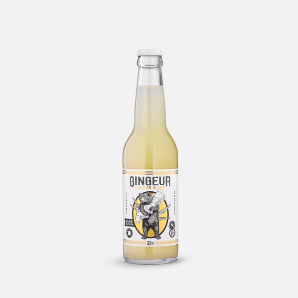 Ginger Beer Zenzero Biologico senza zucchero 33 cl Sanzalc, cantina analcolica per adulti disinibiti