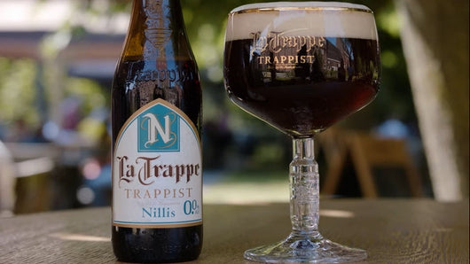 Birra ambrata analcolica La Trappe Nillis 🥂 Sanzalc, la cantina senza alcool e senza complessi