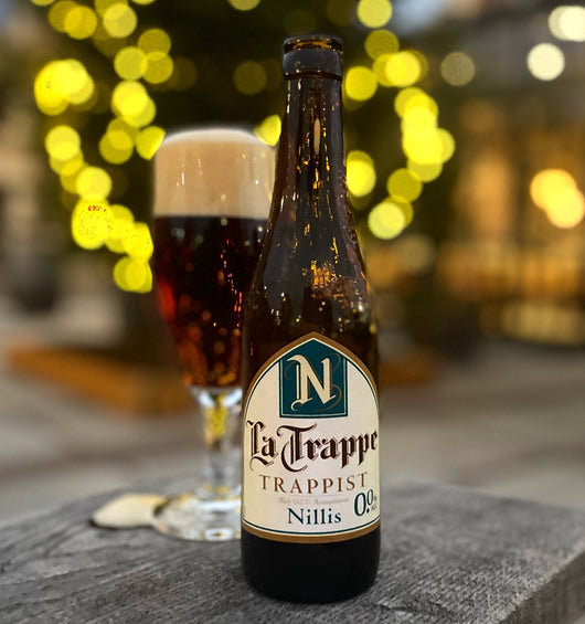 Birra ambrata analcolica La Trappe Nillis 🥂 Sanzalc, la cantina senza alcool e senza complessi
