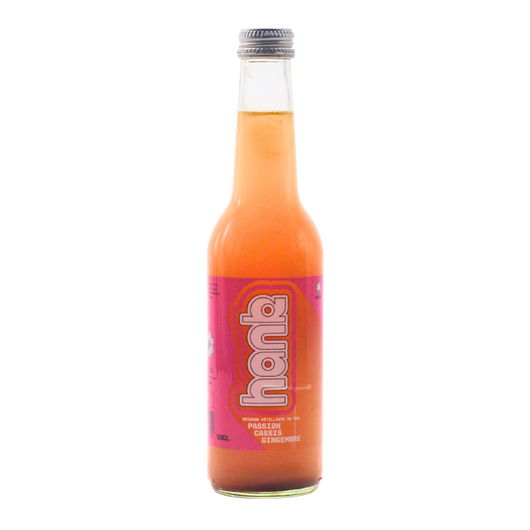 Limonata Hank al gusto CBD Passion, ribes nero e zenzero biologico Sanzalc, cantina analcolica per adulti disinibiti
