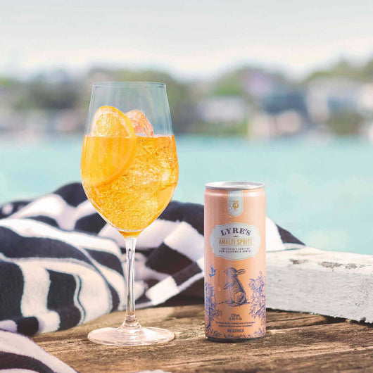 Amalfi Spritz Premix di Lyre senza alcool 🥂 Sanzalc, la cantina senza alcool e senza complessi