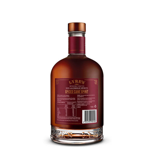 Liquore di canna speziato di Lyre 0% senza alcool Sanzalc, cantina analcolica per adulti disinibiti