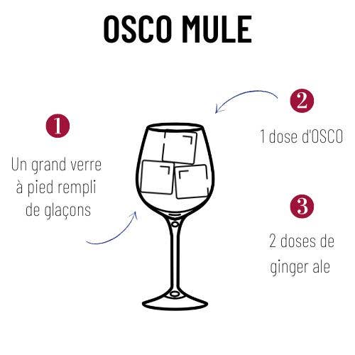 OSCO Le Rouge Ardent Biologico 0,0% senza alcool Sanzalc, cantina analcolica per adulti disinibiti
