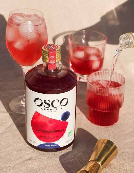 OSCO Le Rouge Ardent Biologico 0,0% senza alcool Sanzalc, cantina analcolica per adulti disinibiti