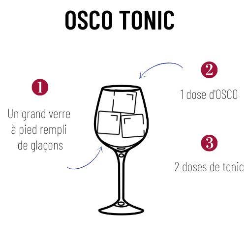 OSCO Le Rouge Ardent Biologico 0,0% senza alcool Sanzalc, cantina analcolica per adulti disinibiti