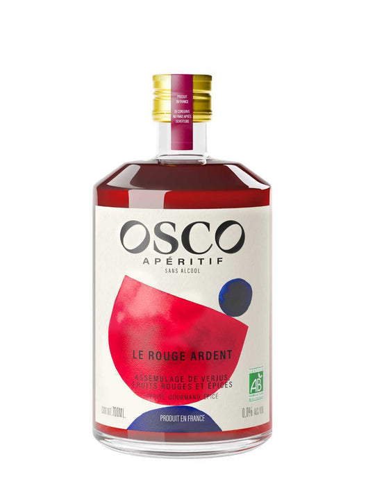 OSCO Le Rouge Ardent Biologico 0,0% senza alcool Sanzalc, cantina analcolica per adulti disinibiti