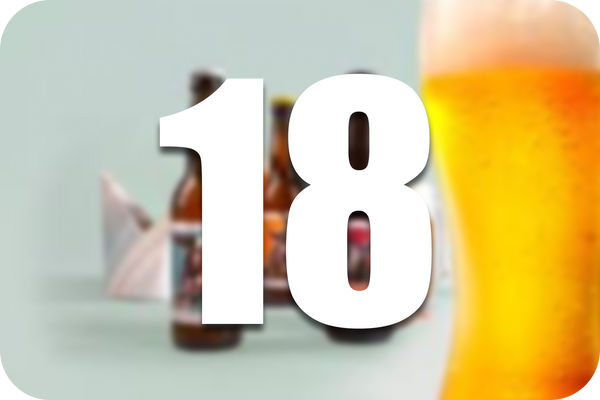 Confezione da 18 birre analcoliche