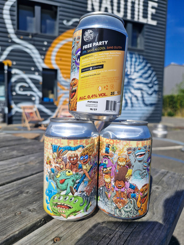 Birra Nautile IPA senza alcool né glutine 0,4%