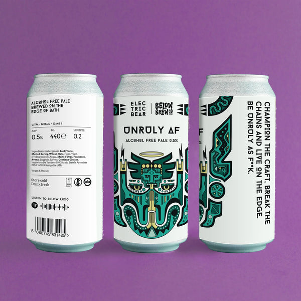 Below Brew Beer - Unruly AF senza alcol 0,5%