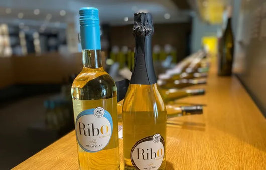 Vino bianco Alsazia Ribo senza alcool 0,5% Sanzalc, cantina analcolica per adulti disinibiti