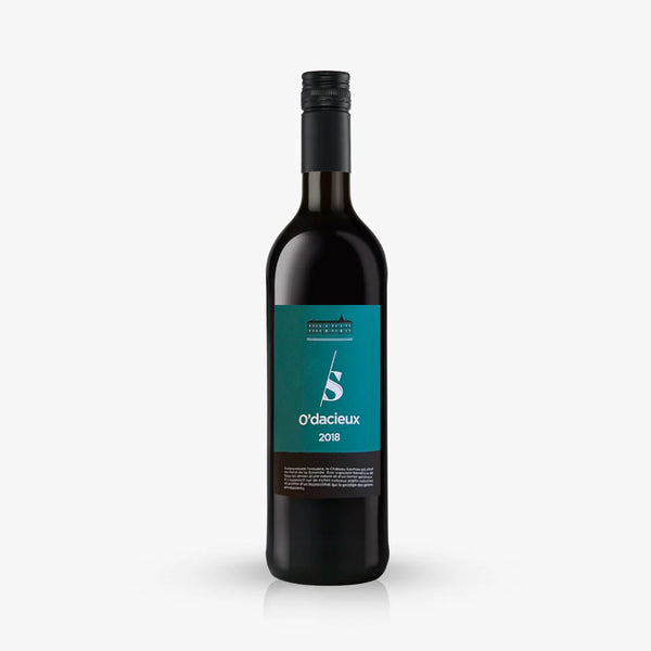 O'dacieux 2018 vino rosso senza alcool <0,5% Sanzalc, cantina analcolica per adulti disinibiti