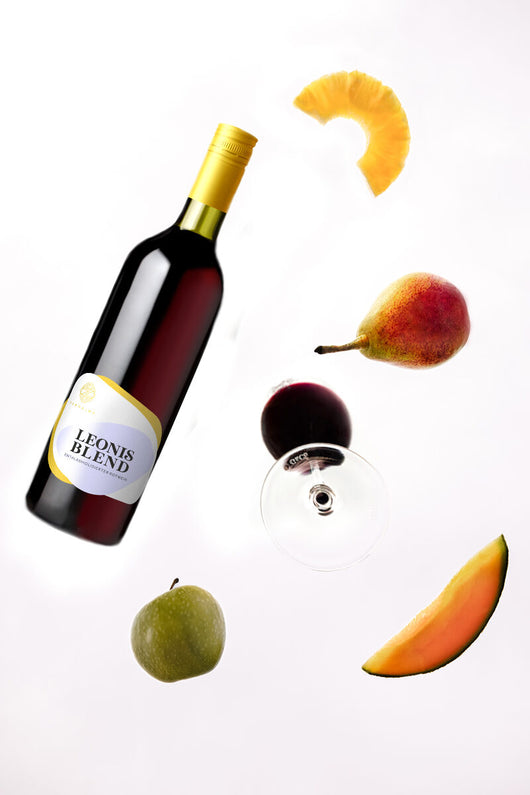 Zeronimo Leonis Blend vino rosso analcolico <0,5% Sanzalc, cantina analcolica per adulti disinibiti