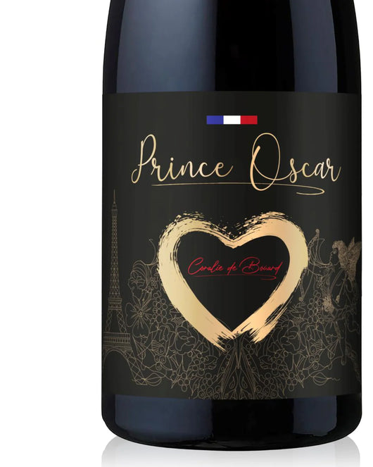 Vino rosso analcolico CLOS DE BOÜARD cuvée Prince Oscar Sanzalc, cantina analcolica per adulti disinibiti