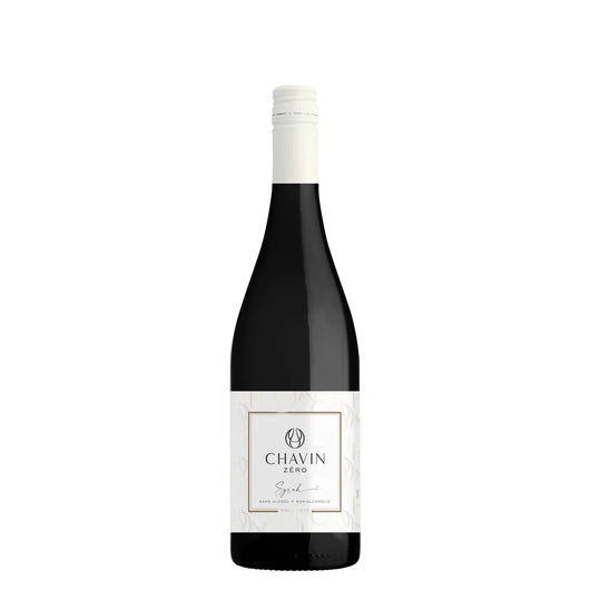 Vino rosso analcolico Chavin Zéro Syrah 0% Sanzalc, cantina analcolica per adulti disinibiti