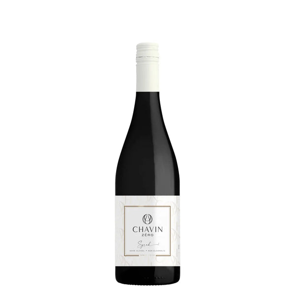 Vino rosso analcolico Chavin Zéro Syrah 0% Sanzalc, cantina analcolica per adulti disinibiti