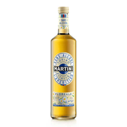 Aperitivo Martini Floreale 0,5% senza alcool - Sanzalc, cantina analcolica per adulti disinibiti