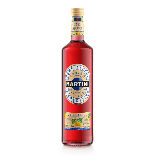 Aperitivo Martini Vibrante 0,5% senza alcool - Sanzalc, cantina analcolica per adulti disinibiti