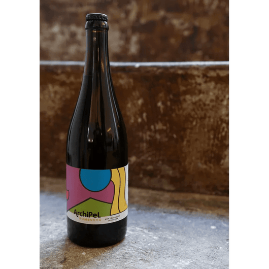 Archipel Kombucha ribes nero biologico 75 cl - Sanzalc, cantina analcolica per adulti disinibiti