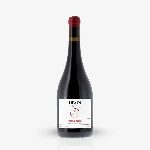 Divin Vigneron vino rosso Pinot nero analcolico 0,5%