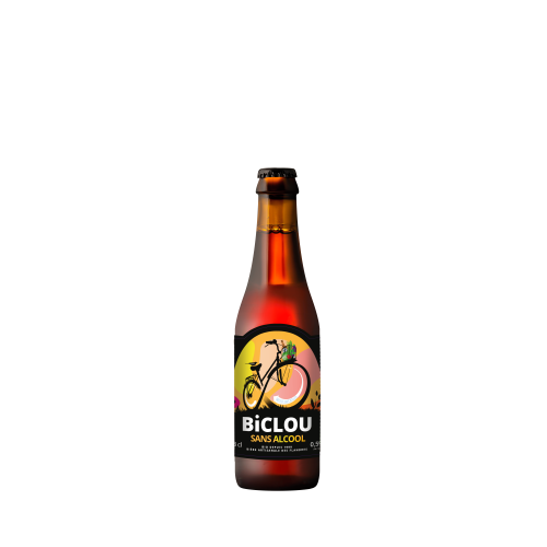 Birra bionda Biclou Moulins d'Ascq senza alcool 0,5%
