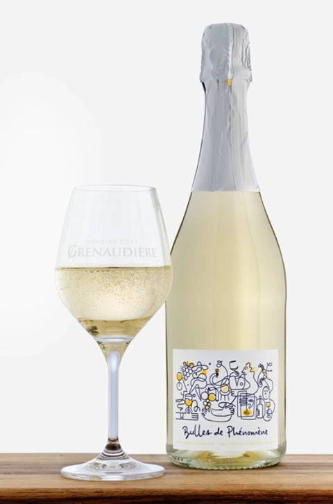 Vino spumante bianco Bulles de Phénomène analcolico 0,5%