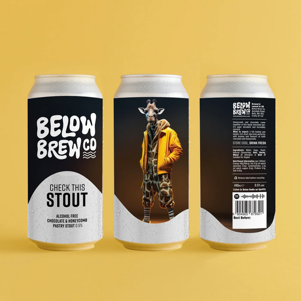 Beer Below Brew - Controlla questa Stout senza alcol 0,5%